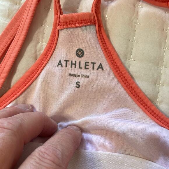 Athleta Orange Activewear Tank Dress Size S - Picture 3 of 3